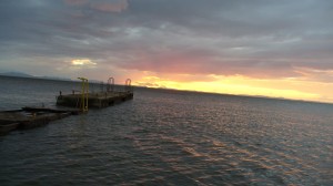 Solnedgang paa Isla Ometepe Solnedgang paa Isla Ometepe - Verdens Bedste